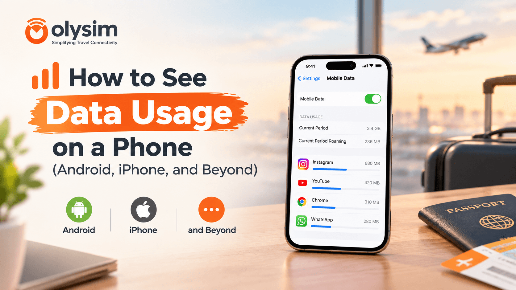 data usage on phone