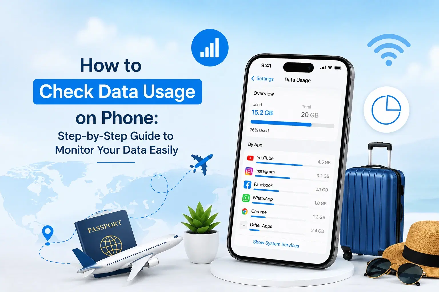 data usage on phone